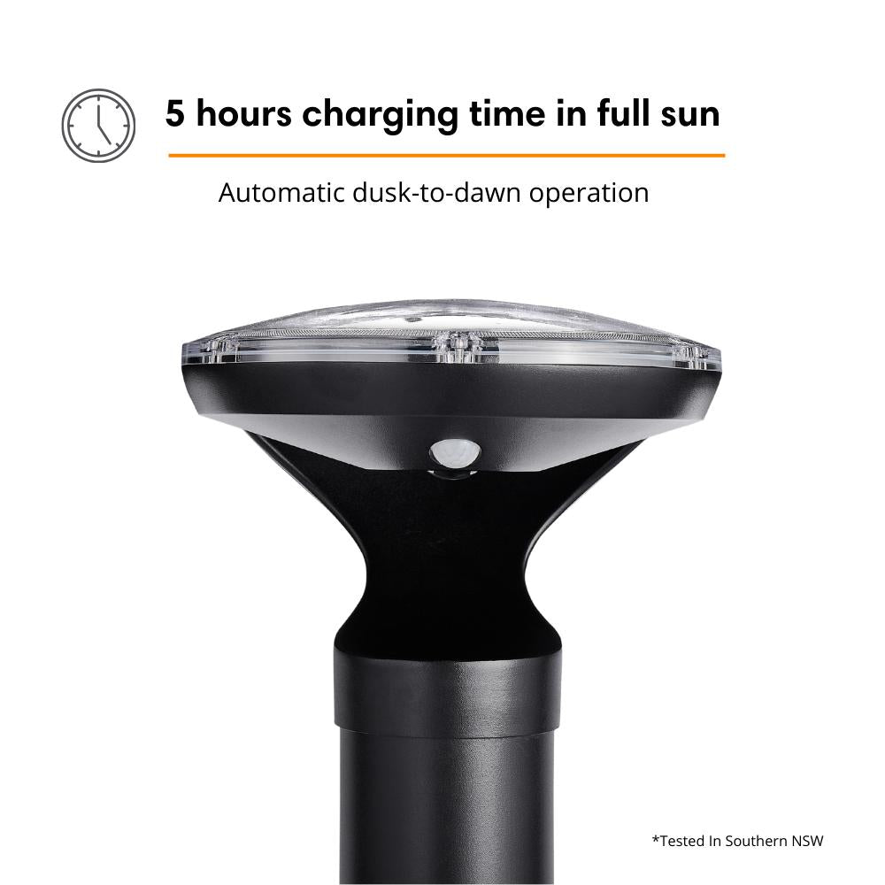 Aluxium NYRA Solar Bollard-Ozlighting-Ozlighting.com.au